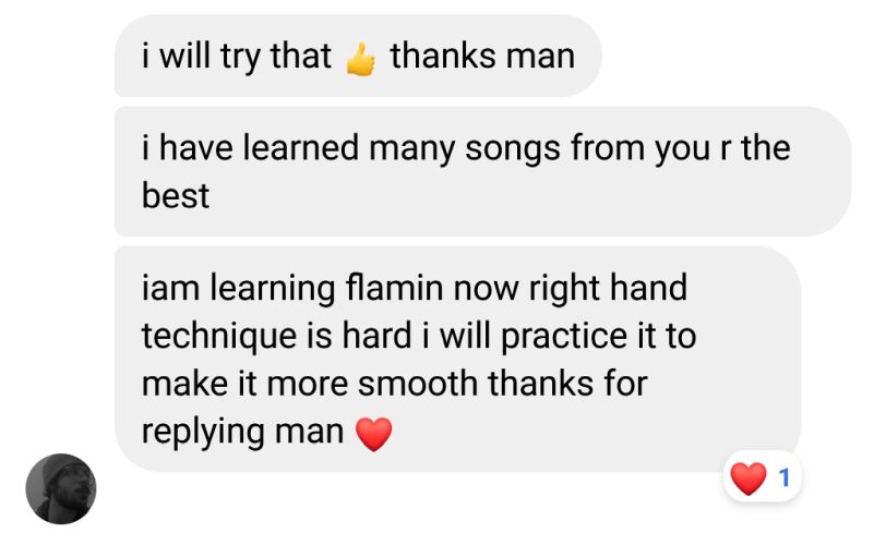ahmed testimonial from instagram