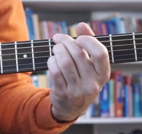 Fingers all in the same fret with DADGAD tuning