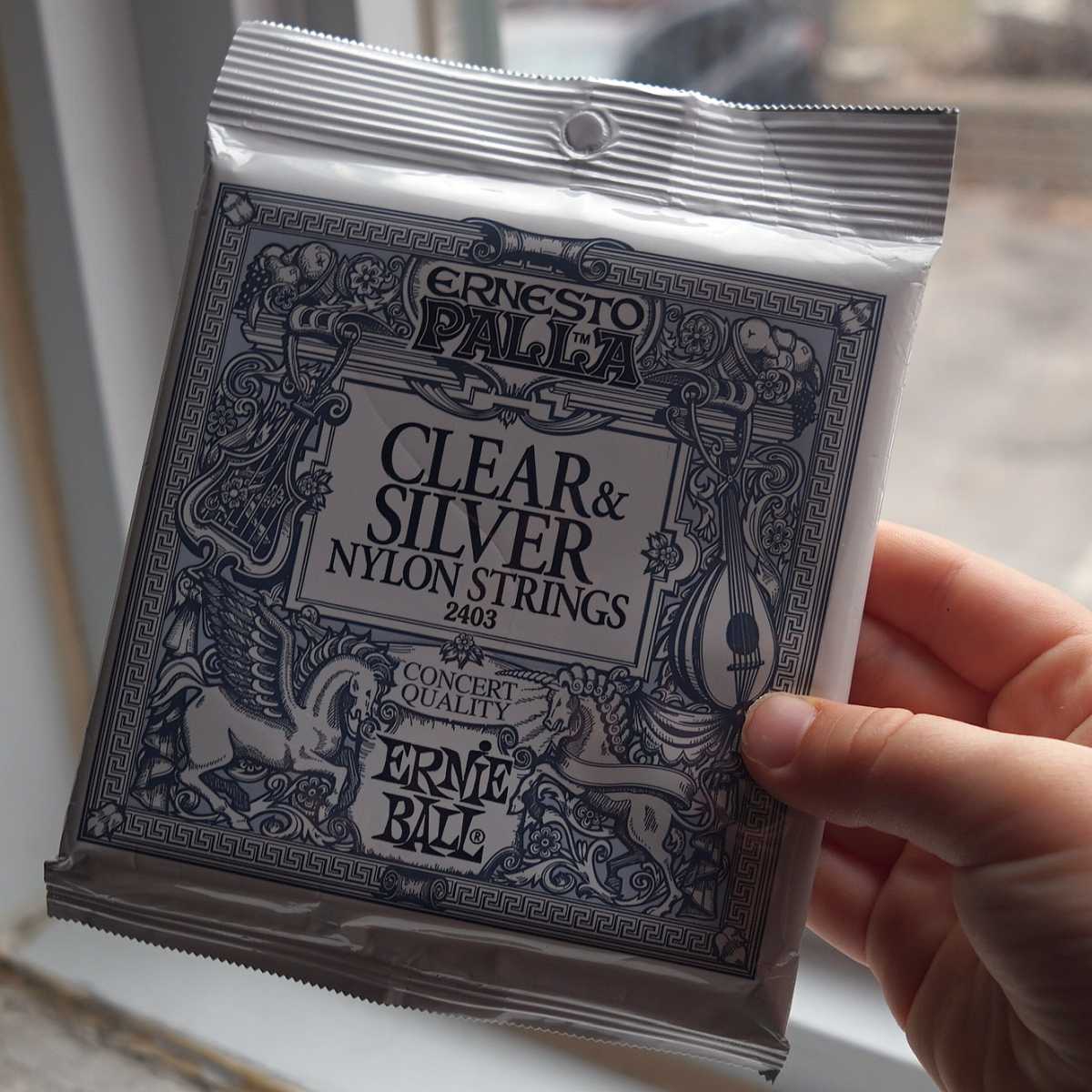 Ernesto Ball Classical Nylon Guitar Strings pack front view