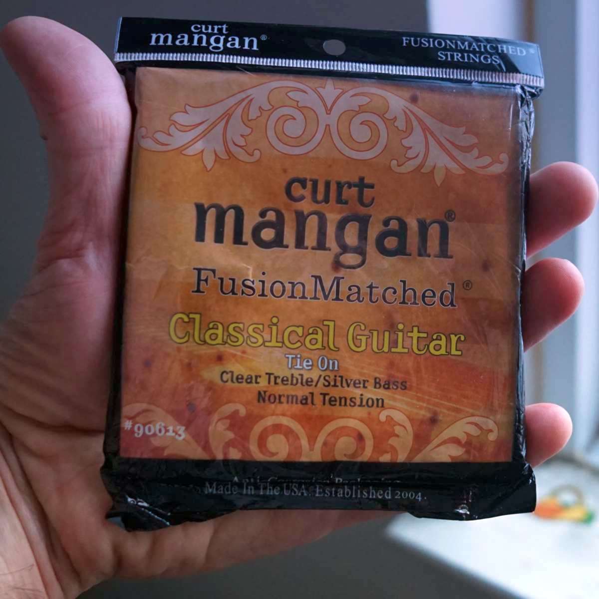 Curt Mangan Normal Tension Nylon Classical Guitar Strings in packaging